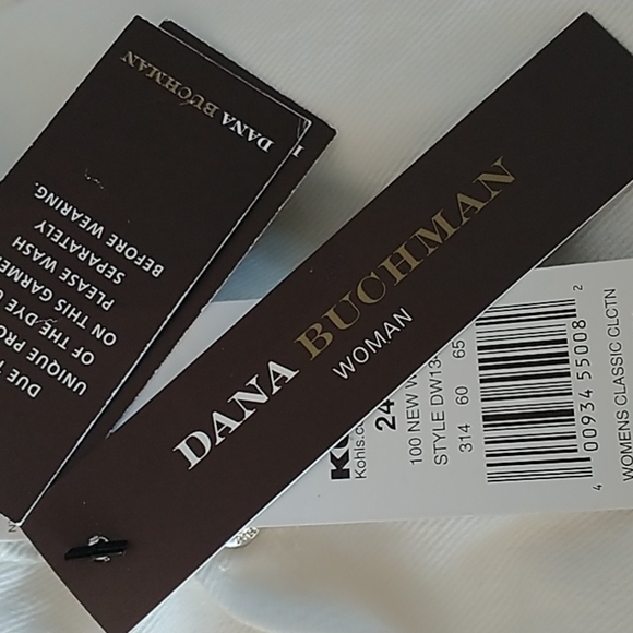 Dana Buchman Comfort Fit White Crop Pant 24 W - Picture 8 of 10